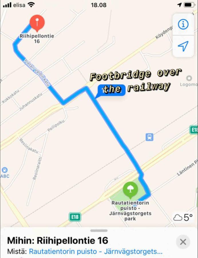 Ferienwohnung Puutaloyksioe 1 Km Turun Rautatieasemalta Turku Exterior foto